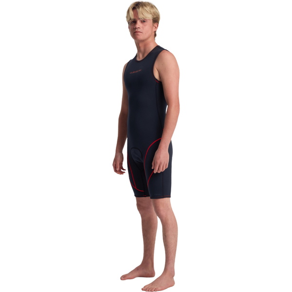 2026 Quiksilver Mens Mercury 2.5mm Short John Wetsuit 25AW261600 - Salsa